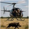 Image 1 : Texas:  Helicopter Hog Hunt for 2 Hunters, Includes 2 hr. Flight time and 1 Nights Lodging.