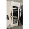 Image 1 : THERMADOR MODEL T24IW901SP. WHITE SINGLE DOOR GLASS FRONT BUILT IN WINE REFRIGERATOR