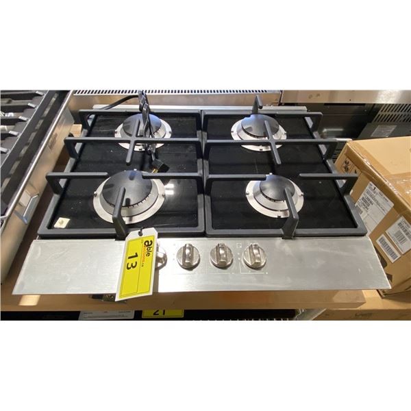 MOFFAT MODEL MCGP2024SJSS. STAINLESS STEEL 24" DEEP RECESSED 4 BURNER GAS COOKTOP