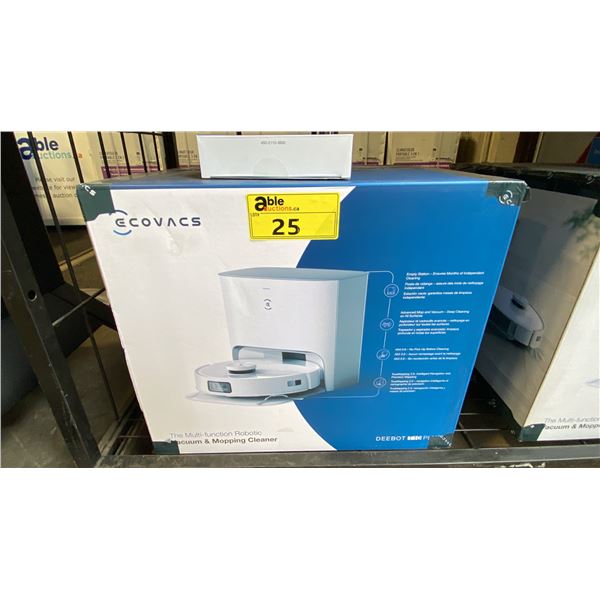 ECOVACS DEEBOT T10 PLUS (DBX33) PREMIUM ROBOT VACUUM AND MOP COMBINATION UNIT BUILT IN CAMERA,