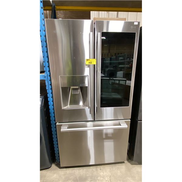 LG STUDIO MODEL SRFVC2416S. 36" STAINLESS STEEL FRENCH DOOR SMART REFRIGERATOR WITH