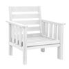 Image 1 : C.R. PLASTIC PRODUCTS MODEL DSF280SB-02. DEEP SEAT & BACK OUTDOOR PATIO CHAIR COLOR WHITE