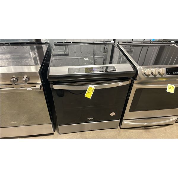 WHIRLPOOL MODEL WSIS5030RZ. 30" INDUCTION RANGE WITH NO PRE-HEAT AIR FRY