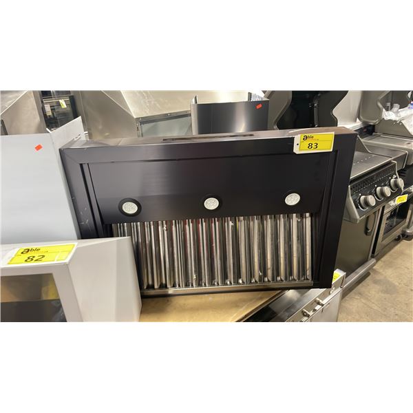 DACOR MODEL DHD36M987WM BLACK STAINLESS STEEL 36" PROFESSIONAL SERIES WALL MOUNTED RANGE HOOD