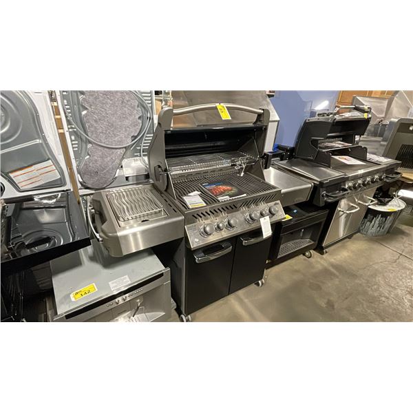 NAPOLEON PRESTIGE 500 MODEL P500RSIBNK-3-AMB. BLACK 4 BURNER PROPANE OUTDOOR GRILL WITH