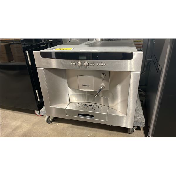 THERMADOR MODEL BICM24CS. STAINLESS STEEL 24" FULLY AUTOMATIC BUILT-IN COFFEE BREW STATION WITH