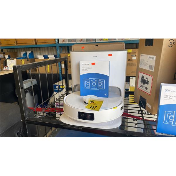 ECOVACS DEEBOT T10 PLUS (DBX33) PREMIUM ROBOT VACUUM AND MOP COMBINATION UNIT BUILT IN CAMERA,