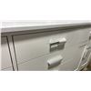 Image 5 : IKOU INC MODEL KA72. WHITE QUARTZ TOP 72"W X 22"D WHITE 6 DRAWER 4 DOOR BATHROOM VANITY WITH SINKS