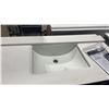 Image 2 : IKOU INC MODEL VA42. WHITE QUARTZ TOP 42"W X 22"D ESPRESSO 6 DRAWER 2 DOOR BATHROOM VANITY WITH SINK