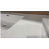 Image 5 : CAPRI COLLECTION MODEL CP-60 MURAL 60"W X 20"D ROUGH OAK 2 DRAWER 2 DOOR WALL MOUNT BATHROOM VANITY