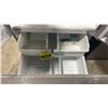 Image 4 : MAYTAG MODEL MFT2772HEZ. 35.69" STAINLESS STEEL FRENCH DOOR BOTTOM FREEZER REFRIGERATOR WITH LED