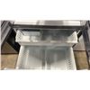 Image 4 : MIDEA MODEL MRF29D9BST. 35.69" STAINLESS STEEL FRENCH DOOR BOTTOM FREEZER REFRIGERATOR WITH LED