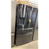 Image 2 : SAMSUNG MODEL RF24R7201SG. 35.8" BLACK STAINLESS STEEL FRENCH DOOR BOTTOM FREEZER REFRIGERATOR WITH