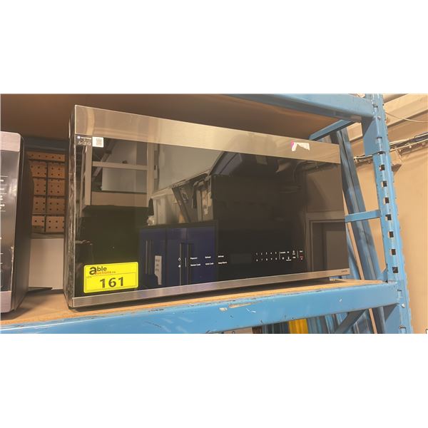 SAMSUNG MODEL ME21DG6500SRAC. STAINLESS STEEL GLASS FRONT 30" TOUCH CONTROL RANGE HOOD MICROWAVE