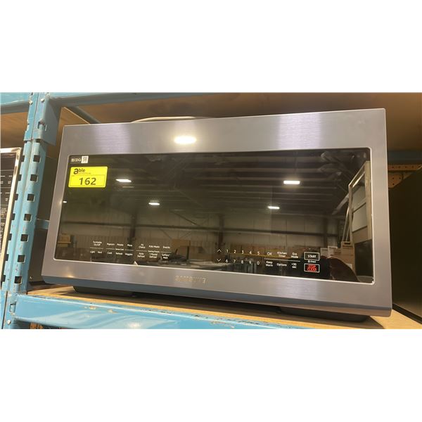 SAMSUNG MODEL ME21A706BQN/AC BLACK STAINLESS STEEL GLASS FRONT 30" RANGE HOOD MICROWAVE OVEN