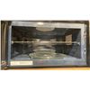 Image 2 : SAMSUNG MODEL ME21A706BQN/AC BLACK STAINLESS STEEL GLASS FRONT 30" RANGE HOOD MICROWAVE OVEN