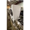 Image 2 : HAIER MODEL QFD15ESMNWW. & QFW150SSNWW. WHITE STACKABLE COMPACT FRONT LOAD WASHER AND DRYER SET