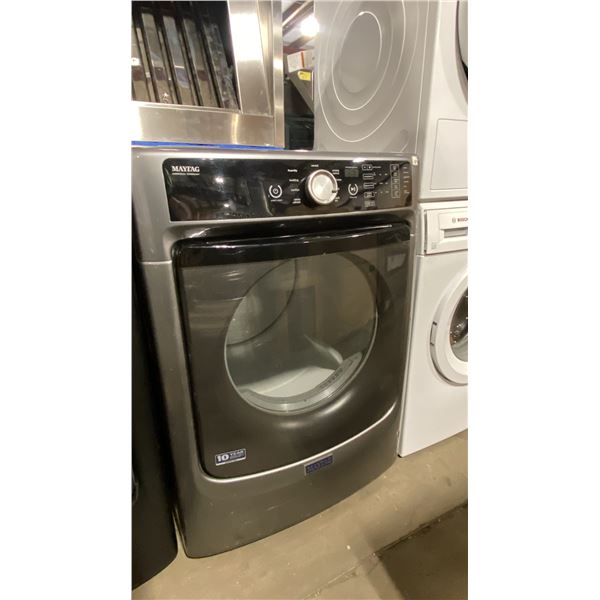 MAYTAG MODEL YMED5500FC. 7.4 CU FT 9 CYCLE ADVANCED MOISTURE SENSING DRYER