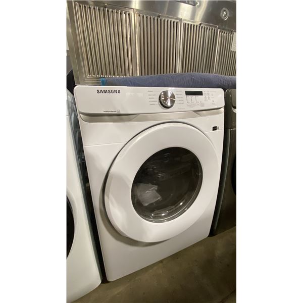 SAMSUNG MODEL DVE45T6005W/AC. 7.5 CU FT HIGH EFFICIENCY FRONT LOAD ELECTRIC DRYER WITH MOISTURE