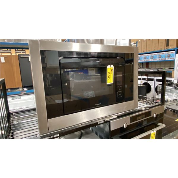 SHARP MODEL SSC3088AS. 30" BUILT IN SUPERSTEAM COMBINATION OVEN WITH SMART NAVIGATION