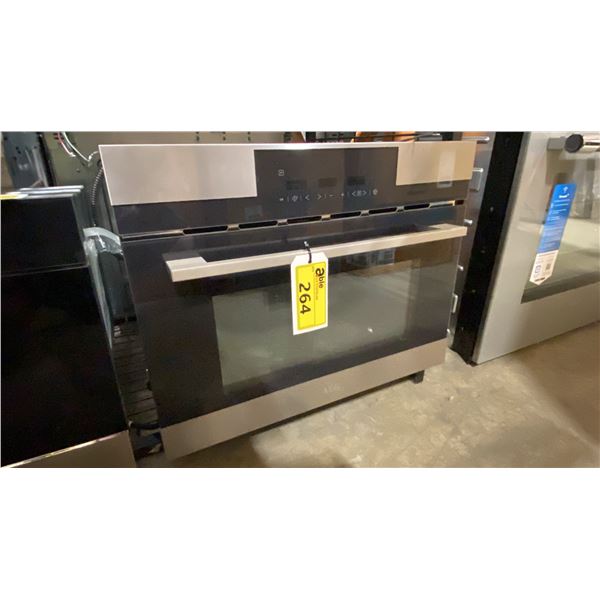AEG MODEL MCD4538E-II. 24" STAINLESS STEEL BUILT IN COMBINATION MICROWAVE OVEN WITH GRILL COOKING