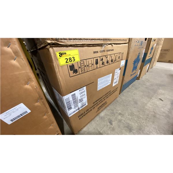 KITCHENAID MODEL KCED600GSS. 30" ELECTRIC DOWNDRAFT COOKTOP WITH 4 ELEMENTS