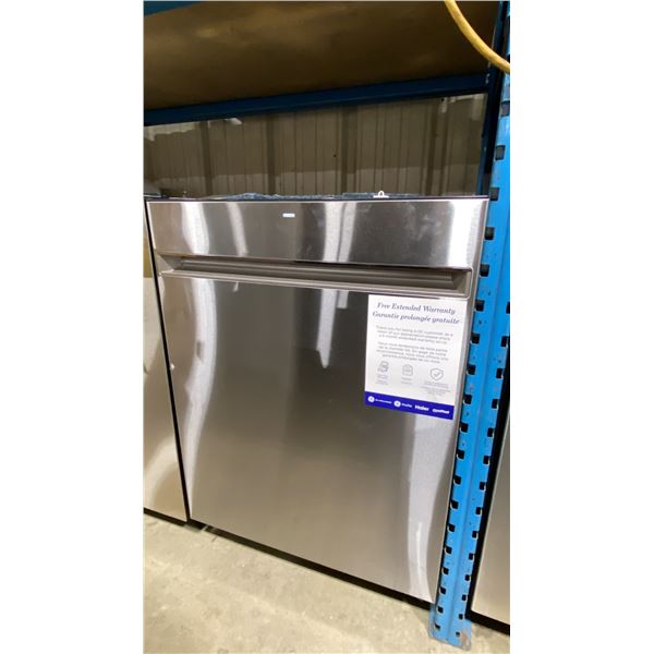 GE MODEL GBT600SSVFS. STAINLESS STEEL  24" INTEGRATED CONTROL AUTO OPEN INSERT DISHWASHER