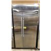 Image 1 : CAFE MODEL CSB42WP2NS1. STAINLESS STEEL 42" BUILT IN SIDE BY SIDE SMART REFRIGERATOR WITH ICE MAKER