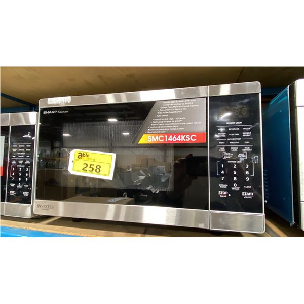 SHARP MODEL SMC0962KSC. 0.9 CU FT CAROUSEL COUNTERTOP MICROWAVE