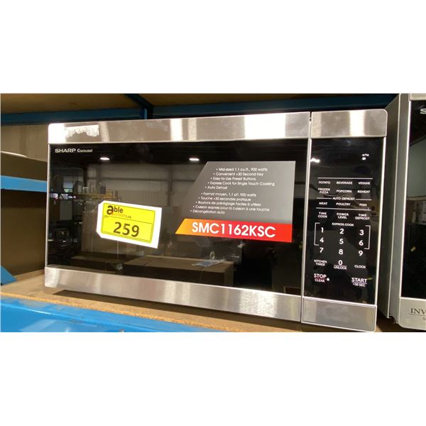 SHARP MODEL SMC1162KSC. 1.1 CU FT COUNTERTOP MICROWAVE OVEN