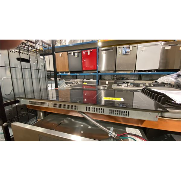 JENNAIR MODEL JIC4736HB. OBLIVION GLASS SERIES 36" BUILT IN INDUCTION COOKTOP WITH 6 INDUCTION