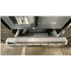Image 5 : CAFE MODEL CXE22DM5PS5. 22.3 CU FT 36" SMART 4 DOOR FRENCH DOOR REFRIGERATOR WITH PLATINUM GLASS