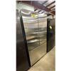 Image 1 : MONOGRAM MODEL ZWE23NSTSS. 23 CU FT 36" STAINLESS STEEL FRENCH DOOR BOTTOM FREEZER