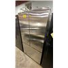 Image 2 : MONOGRAM MODEL ZWE23NSTSS. 23 CU FT 36" STAINLESS STEEL FRENCH DOOR BOTTOM FREEZER