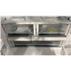 Image 5 : MONOGRAM MODEL ZWE23NSTSS. 23 CU FT 36" STAINLESS STEEL FRENCH DOOR BOTTOM FREEZER