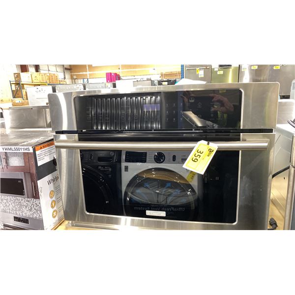 ELECTROLUX MODEL EW30S060QS. 30" BUILT IN MICROWAVE OVEN WITH DROP-DOWN DOOR