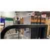Image 3 : SHELF OF ASSORTED BBQ COVERS, SMOKER COVERS, GRILL BRUSHES & LARGE PIZZA CUTTERS