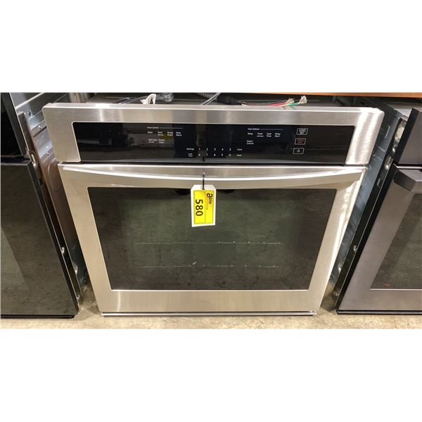 SAMSUNG MODEL NV51T5512SS/AC. 30" STAINLESS STEEL 5.1 CU FT SMART SINGLE WALL OVEN WITH