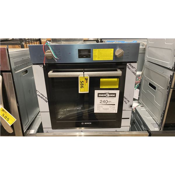 BOSCH MODEL HBE5453UC. 500 SERIES 24" 2.8 CU FT SINGLE WALL OVEN WITH 10 COOKING MODES, TRUE