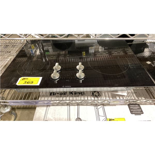 BOSCH MODEL NEM5066UC. 30" BLACK ELECTRIC COOKTOP