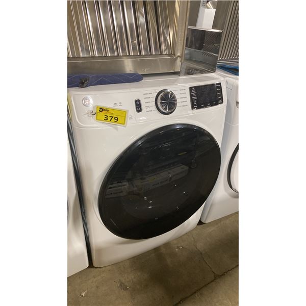 GE MODEL GFD55ESMNWW. WHITE ELECTRIC DRYER