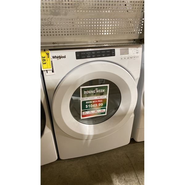 WHIRLPOOL MODEL YWED5620HW2. WHITE GAS DRYER