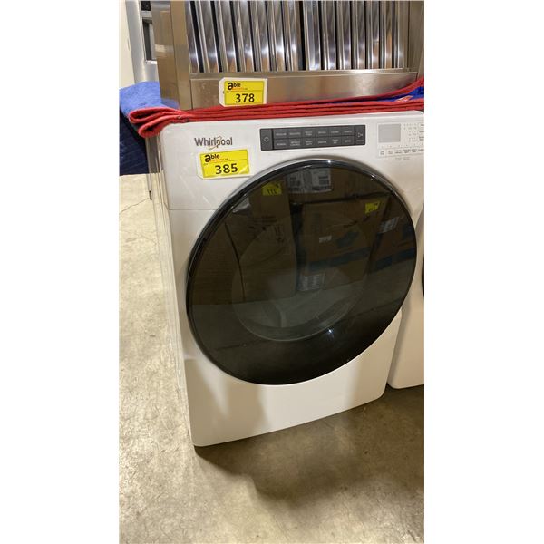 WHIRLPOOL MODEL YWED6620HW2. WHITE FRONT LOAD DRYER