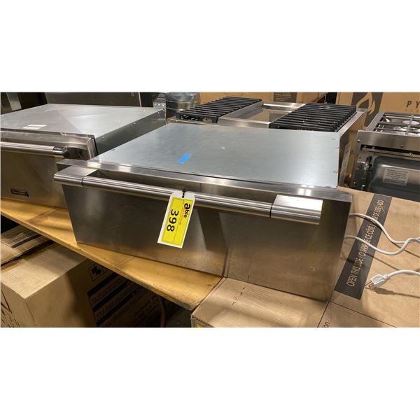 FULGOR MILANO MODEL F6PWD30S1. 30" 2.1 CU FT PROFESSIONAL BUILT IN WARMING DRAWER