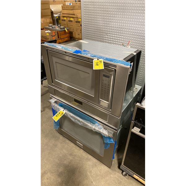 FRIGIDAIRE MODEL FPMC3085PF. PROFESSIONAL 30'' STAINLESS STEEL ELECTRIC WALL OVEN/MICROWAVE