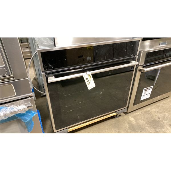 PORTER & CHARLES MODEL SOPS76PS. 30" 4.3 CU FT BUILT IN MULTI FUNCTION ELECTRIC WALL OVEN WITH 13
