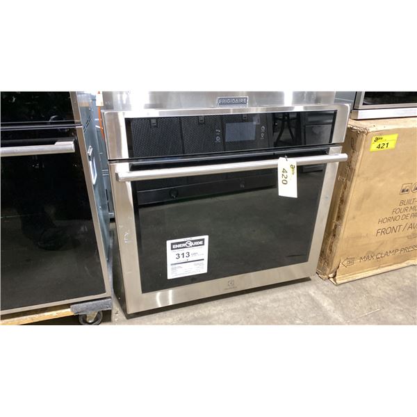 ELECTROLUX MODEL ECWS3011AS. 30" 5.1 CU FT SMART ELECTRIC SINGLE WALL OVEN WITH ADVANCED