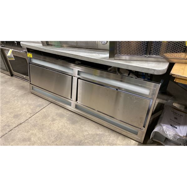 FALMEC LUMEN ISLAND 175 FDLUM70I5SS-2L. 69" STAINLESS STEEL ISLAND MOUNT 500 CFM RANGE HOOD