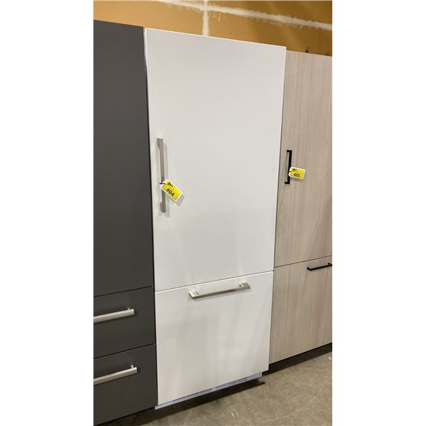 PORTER AND CHARLES MODEL PC30IFF 30" WHITE PANEL FULLY INTEGRATED BOTTOM-MOUNT REFRIGERATOR
