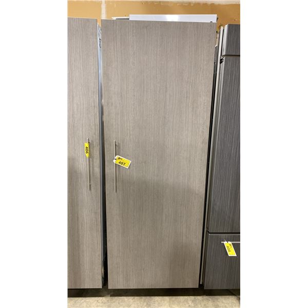 MONOGRAM MODEL ZIR301NPNII. 30" WOOD PANEL FULLY INTEGRATED COLUMN REFRIGERATOR